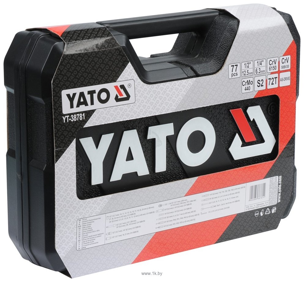Фотографии Yato YT-38781 77 предметов