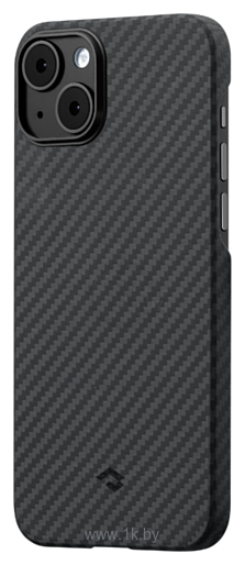 Фотографии Pitaka MagEZ Case 3 для iPhone 14 (1500D twill, черный/серый)