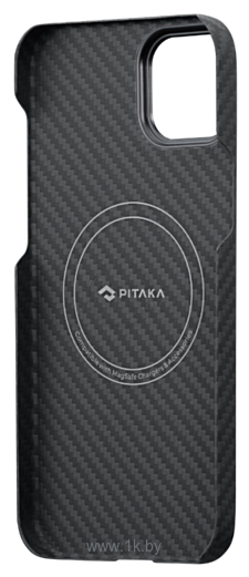 Фотографии Pitaka MagEZ Case 3 для iPhone 14 (1500D twill, черный/серый)
