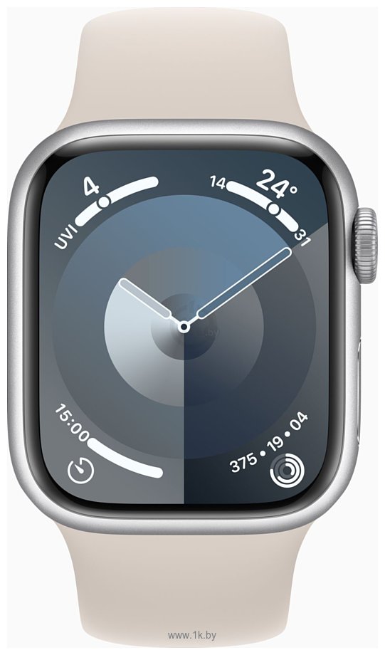 Фотографии Apple Watch Series 9 LTE 41 мм (алюминиевый корпус, спортивный силиконовый ремешок S/M)