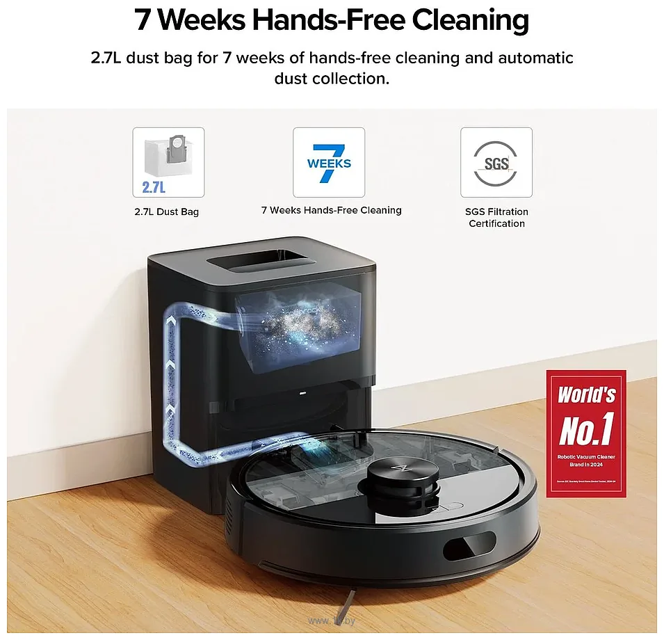 Фотографии Roborock Q7 TF+ черный Фотографии Roborock Q7 TF+ черный