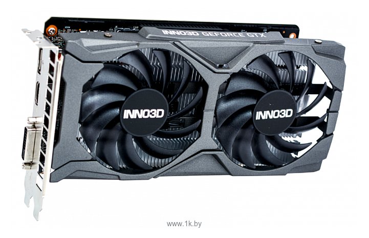 Фотографии INNO3D GeForce GTX 1650 1635MHz PCI-E 3.0 4096MB 12000MHz 128 bit DVI DisplayPort HDMI HDCP TWIN X2 OC V2