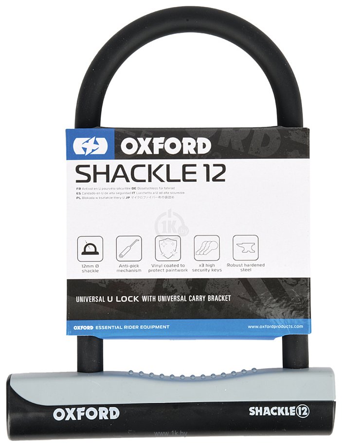 Фотографии Oxford Shackle12 Duo U-Lock & Lockmate LK332