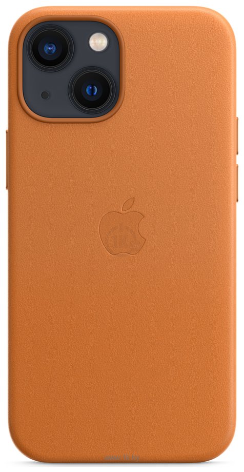 Фотографии Apple MagSafe Leather Case для iPhone 13 mini (золотистая охра)