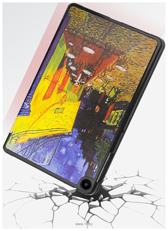 Фотографии JFK Smart Case для Huawei MatePad SE 10.4 (уличное кафе)
