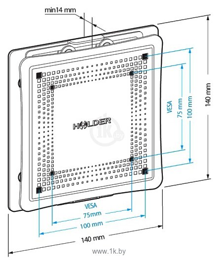 Фотографии Holder LCD-F1801М-B