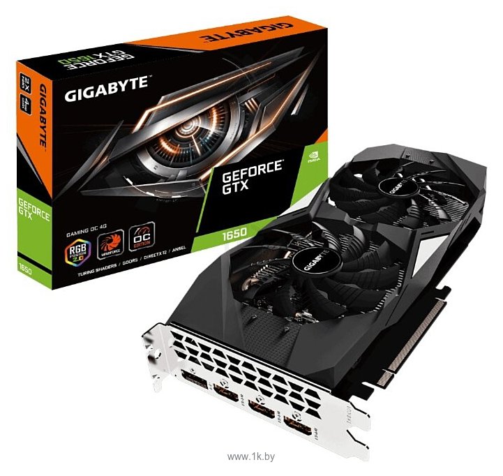 Фотографии GIGABYTE GeForce GTX 1650 GAMING OC (GDDR5 GV-N1650GAMING OC-4GD) rev. 1.0