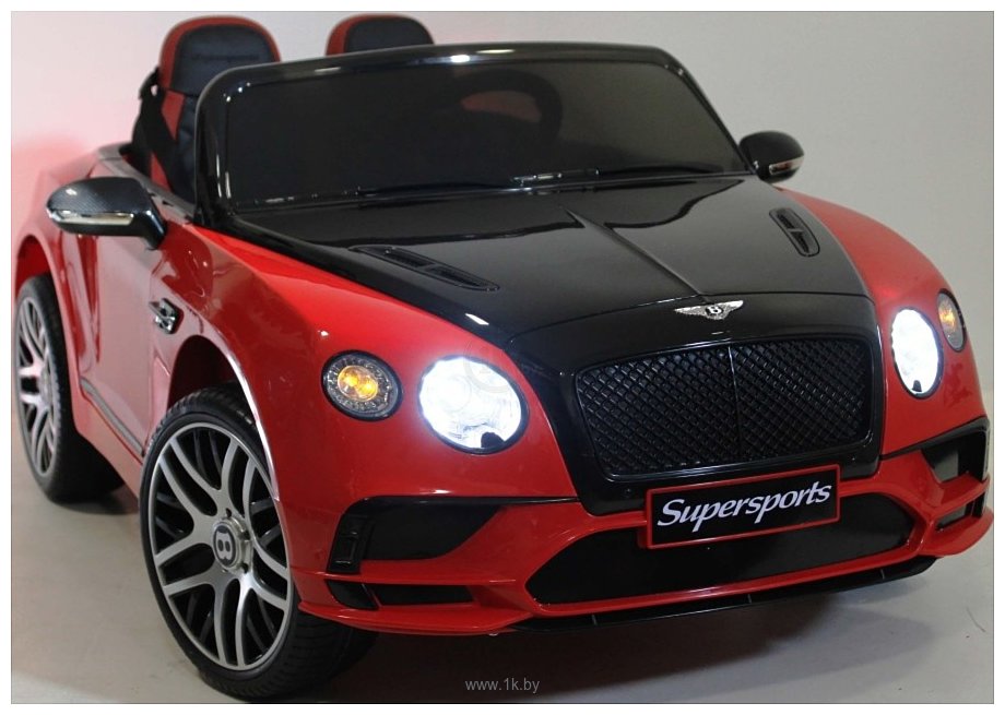 Фотографии RiverToys Bentley Continental Supersports JE1155 (красный/черный)