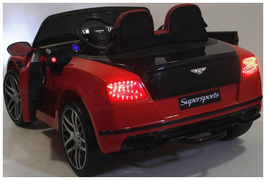 Фотографии RiverToys Bentley Continental Supersports JE1155 (красный/черный)