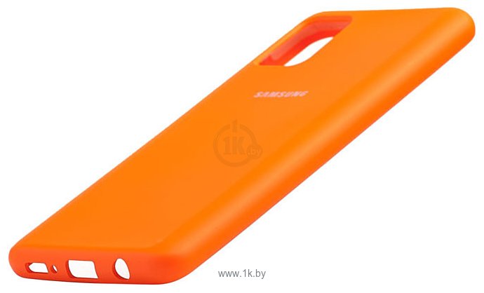 Фотографии EXPERTS Original Tpu для Samsung Galaxy A31 с LOGO (оранжевый)
