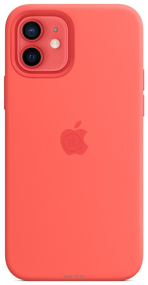 Фотографии Apple MagSafe Silicone Case для iPhone 12/12 Pro (розовый цитрус)