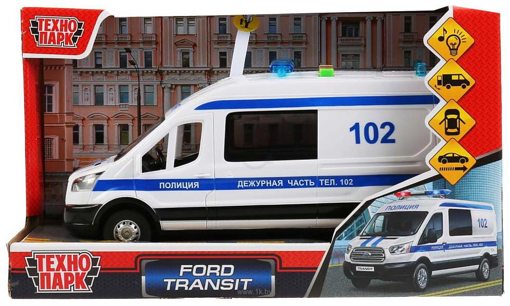Фотографии Технопарк Ford Transit Полиция TRANSITVAN-22PLPOL-WH