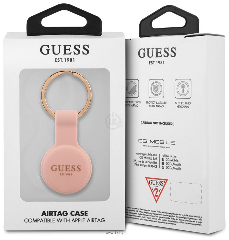 Фотографии CG Mobile Guess для AirTag GUATSGEP (розовый)