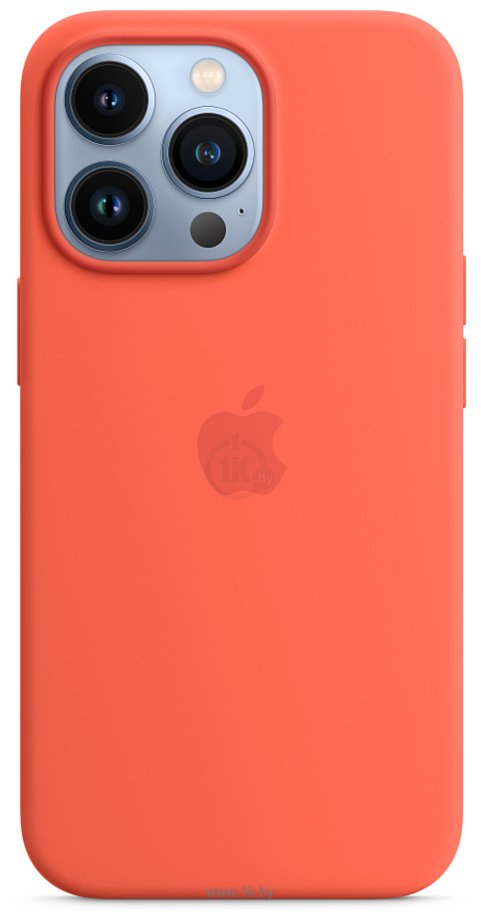 Фотографии Apple MagSafe Silicone Case для iPhone 13 Pro (спелый нектарин)