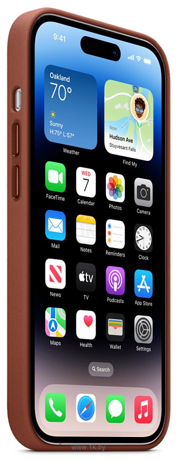 Фотографии Apple MagSafe Leather Case для iPhone 14 Pro (темно-коричневый)