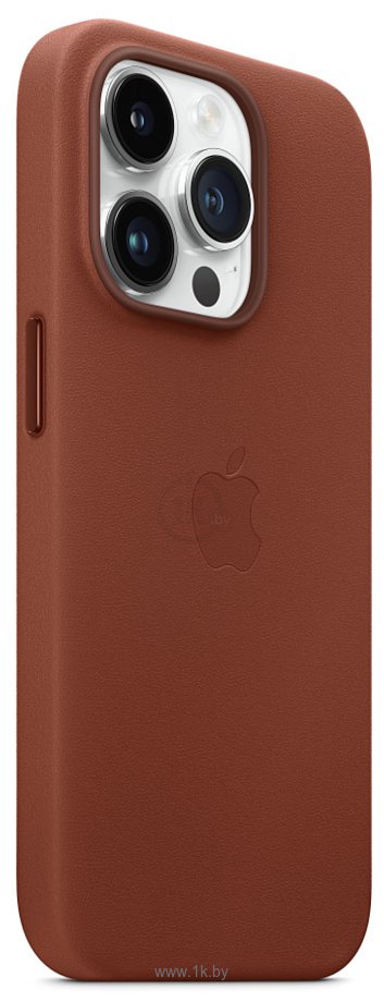 Фотографии Apple MagSafe Leather Case для iPhone 14 Pro (темно-коричневый)