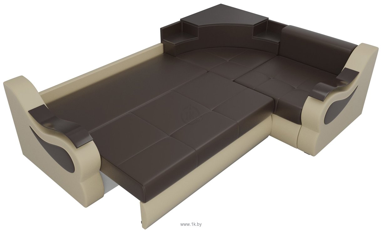 Фотографии Mebelico Митчелл 107580 (правый, коричневый/бежевый)