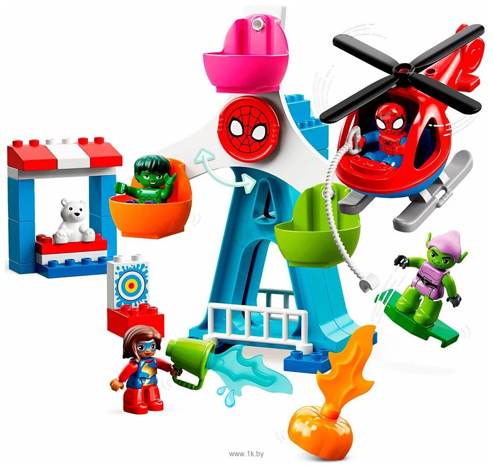 Фотографии LEGO Duplo 10963 Человек-паук и его друзья приключения на ярмарке 