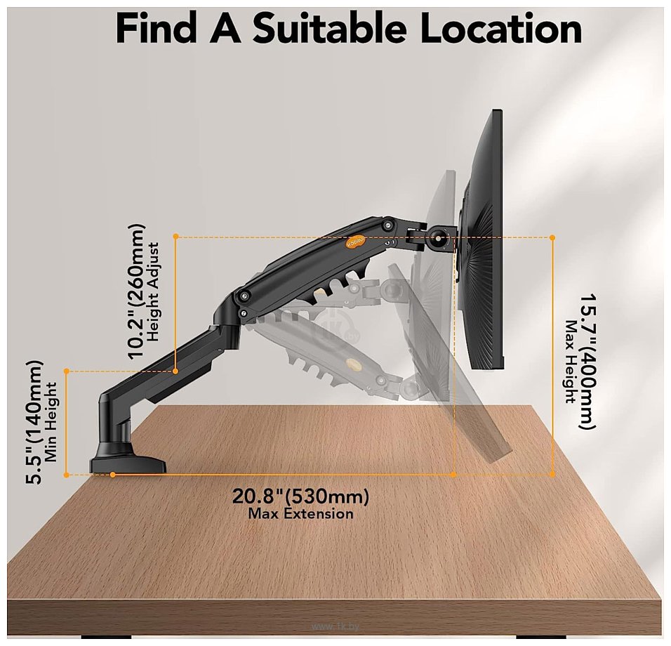 Фотографии Koorui Single Monitor Mount