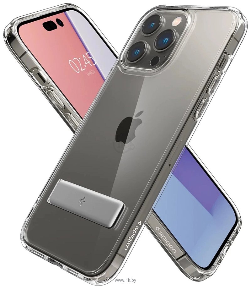 Фотографии Spigen Ultra Hybrid S iPhone 14 Pro Crystal Clear ACS04973 (прозрачный)