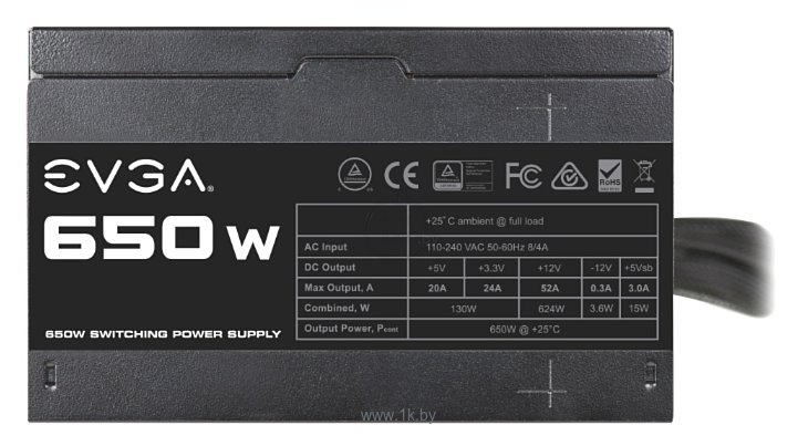 Фотографии EVGA N1 650W (100-N1-0650-L1)