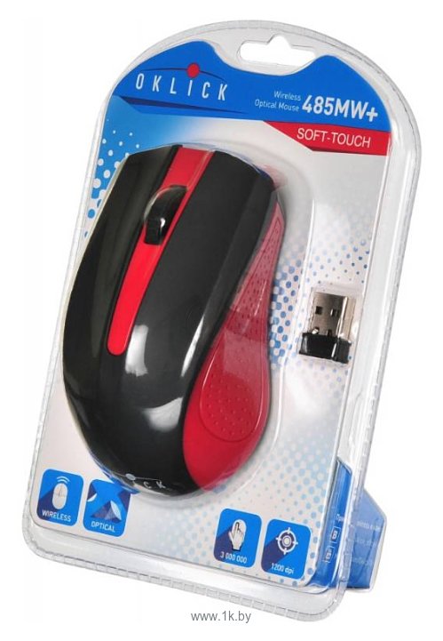 Фотографии Oklick 485MW+ black-Red USB