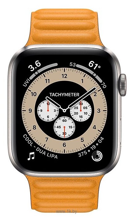 Фотографии Apple Watch Edition Series 6 GPS + Cellular 44mm Titanium Case with Leather Link