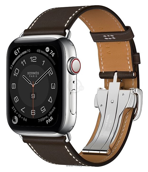 Фотографии Apple Watch Herms Series 6 GPS + Cellular 44mm Stainless Steel Case with Single Tour Deployment Buckle