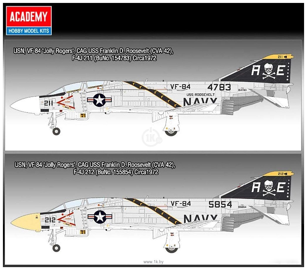 Фотографии Academy F-4J VF-84 Jolly Rogers 1/48 12305