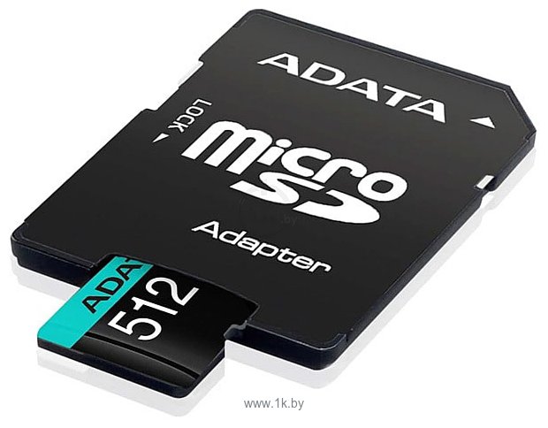 Фотографии ADATA Premier Pro AUSDX512GUI3V30SA2-RA1 microSDXC 512GB (с адаптером)