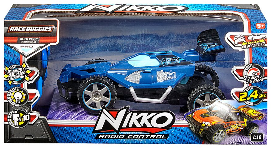 Фотографии Nikko Race Buggies Alien Panic Blue 10044