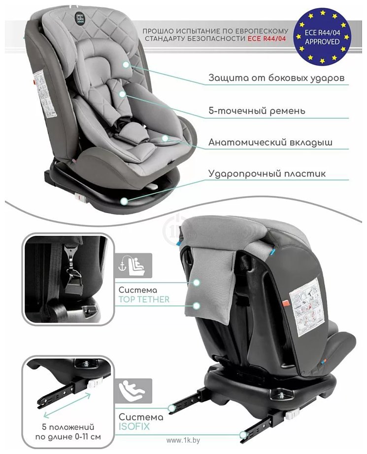 Фотографии Amarobaby Brilliant Isofix AMARO-2003-BrSe