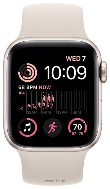 Фотографии Apple Watch SE 2 44 мм (алюминиевый корпус, спортивные силиконовые ремешки S/M + M/L)