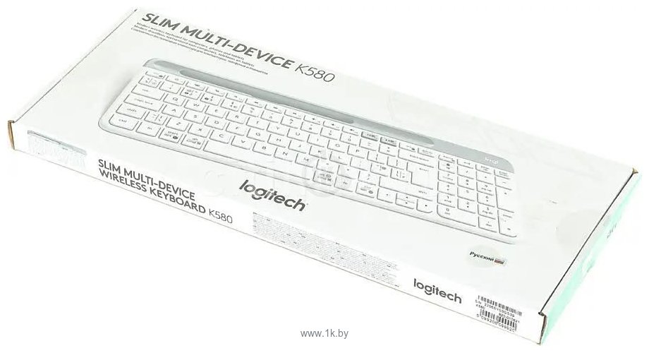 Фотографии Logitech K580 Slim 920-010623 white