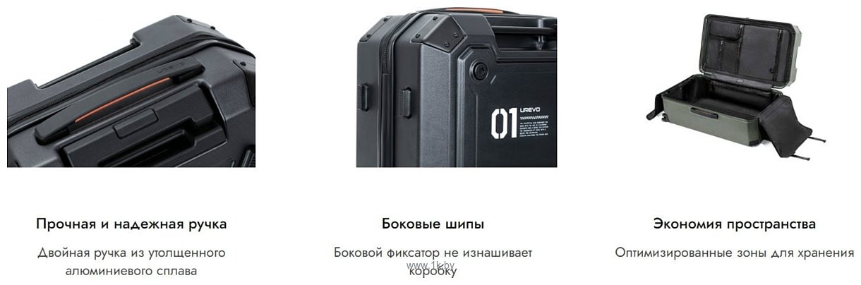 Фотографии 90 Ninetygo Urevo Luggage 20 (зеленый)