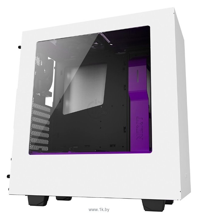 Фотографии NZXT S340 White/purple