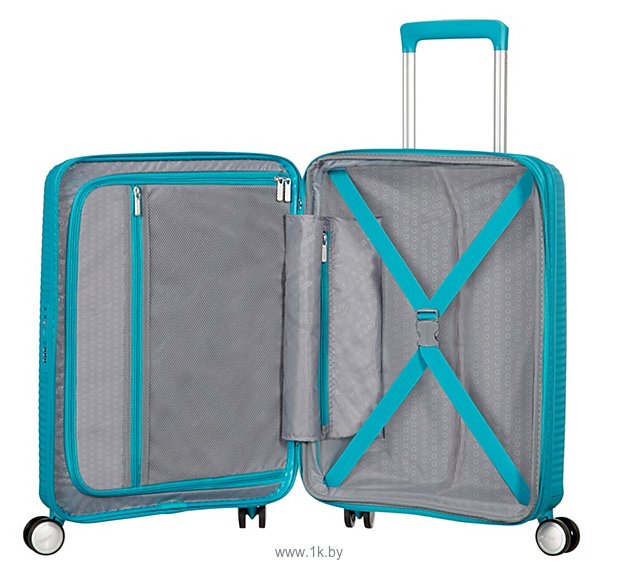 Фотографии American Tourister Soundbox Summer Blue 55 см