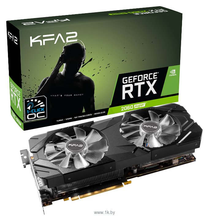 Фотографии KFA2 GeForce RTX 2060 Super EX 1-Click OC (26ISL6MPX2EK)