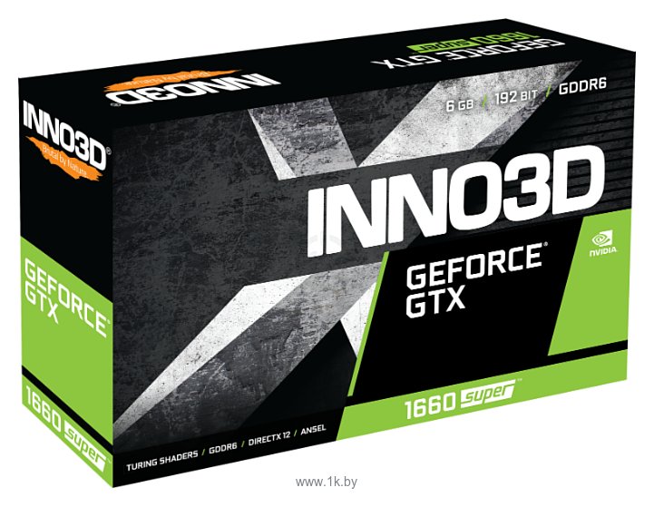 Фотографии INNO3D GeForce GTX 1660 SUPER 1815MHz PCI-E 3.0 6144MB 14000MHz 192 bit 3xDisplayPort HDMI HDCP TWIN X2 OC RGB