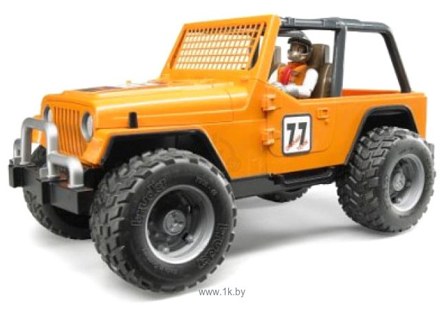 Фотографии Bruder Jeep Cross country Racer orange 02542