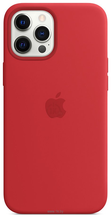 Фотографии Apple MagSafe Silicone Case для iPhone 12 Pro Max (красный)