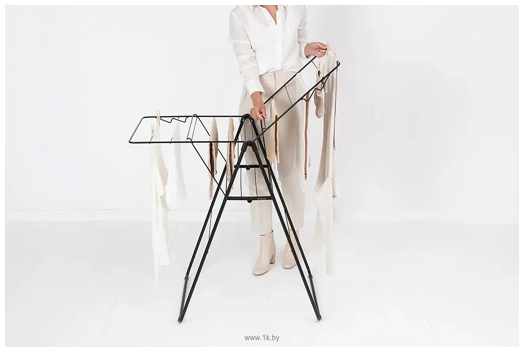 Фотографии Brabantia Hangon 15 м 403347 (черный матовый)