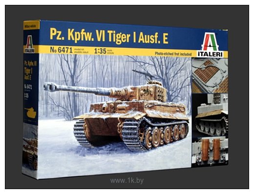 Фотографии Italeri 6471 Sd.Kfz.Vi Tiger Ausf.E