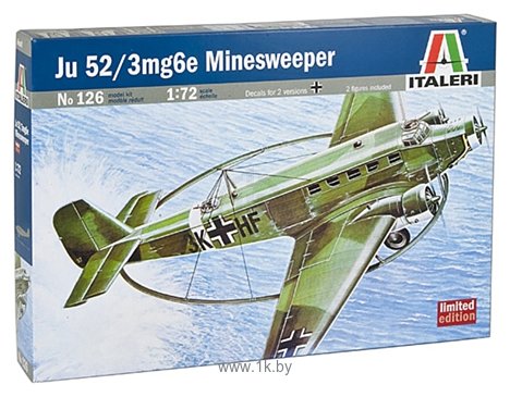 Фотографии Italeri 0126 Ju 52 Minesweeper