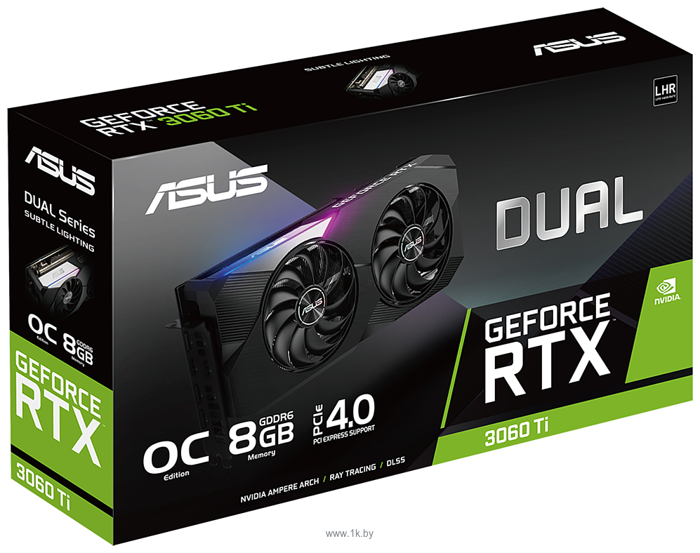 Фотографии Asus Dual GeForce RTX 3060 Ti V2 OC Edition 8GB GDDR6 (DUAL-RTX3060TI-O8G-V2)