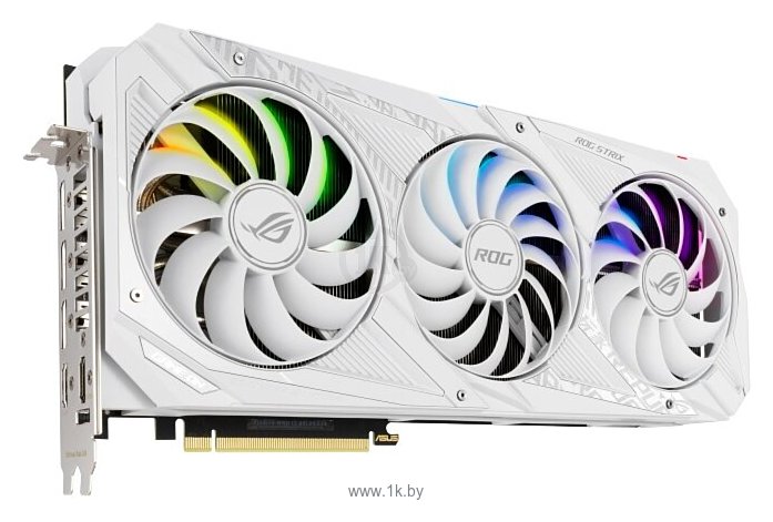 Фотографии ASUS ROG Strix GeForce RTX 3080 V2 OC White Edition (ROG-STRIX-RTX3080-O10G-WHITE-V2)