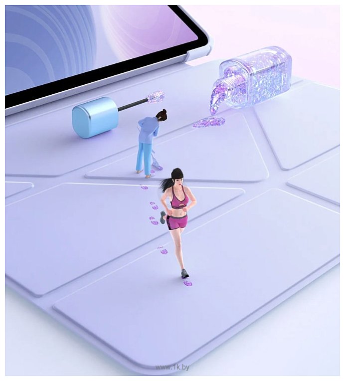 Фотографии Baseus Minimalist для Apple iPad Air (фиолетовый)