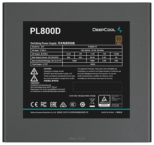 Фотографии DeepCool PL800D V2