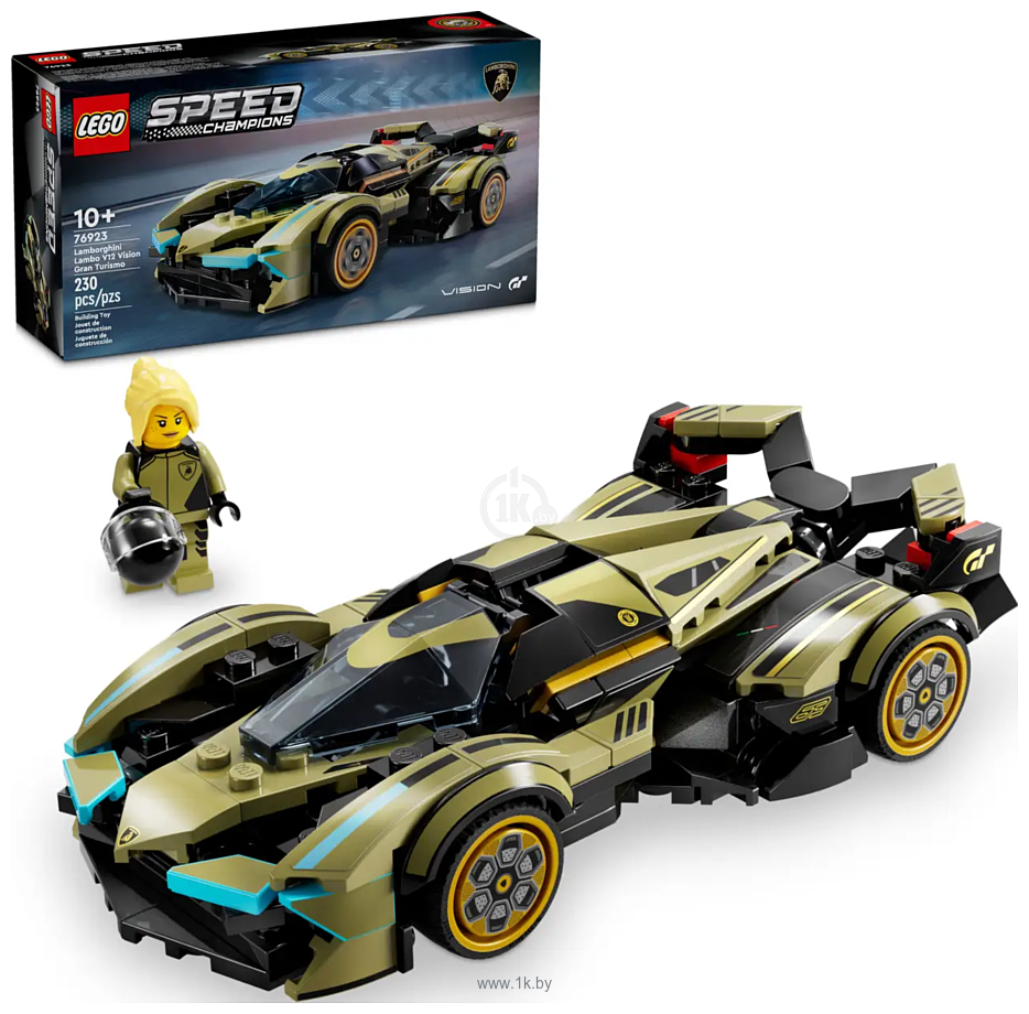 Фотографии LEGO Speed Champions 76923 Lamborghini Lambo V12 Vision GT