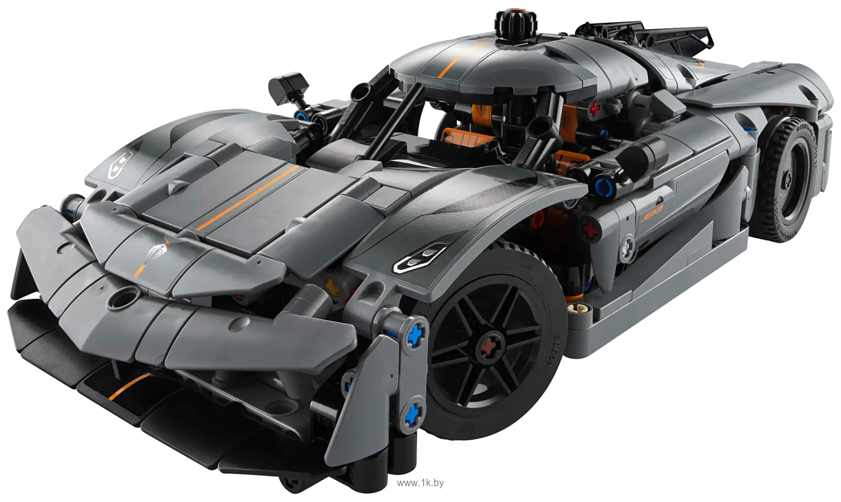 Фотографии LEGO Technic 42173 Koenigsegg Jesko Absolut Grey Hypercar